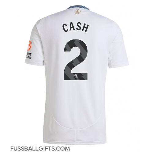 Aston Villa Matty Cash #2 Fußballbekleidung Auswärtstrikot 2024-25 Kurzarm